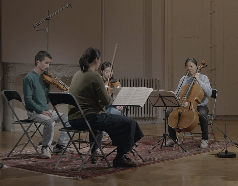 Photo of content String Quartet No. 2 in A minor, 1st movement, 2nd part de Johannes Brahms