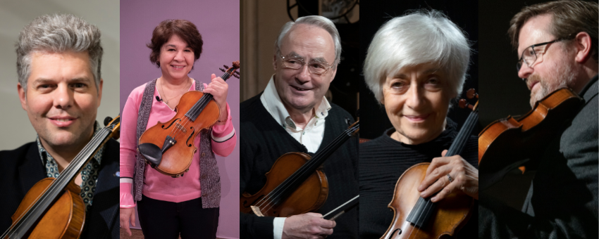 Our violin teachers and masterclasses